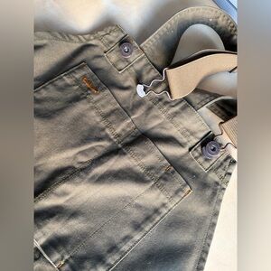 REI TrailSmith overalls Olive Green